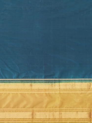 Image of AKHILAM Women's Mysore Silk Ombre Woven Design Saree With Unstitched Blouse Piece (KUSUM4101 NSM Parent)