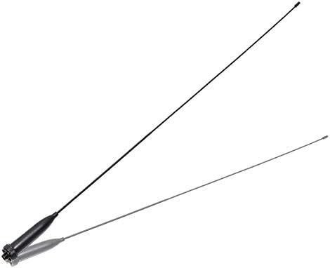 ABBREE AR-776 Titanium 14.2-Inch 144/ 430MHz Dual Band SMA-Female Light Solid Antenna for Kenwood TYT BAOFENG BF-F8HP UV-5R UV-82 UV-9R Plus UV-S9 Two Way Radio