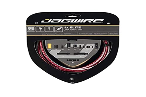Gaines et câbles de dérailleur Jagwire 1X Elite Link rouge pour indexation précise de vélo
