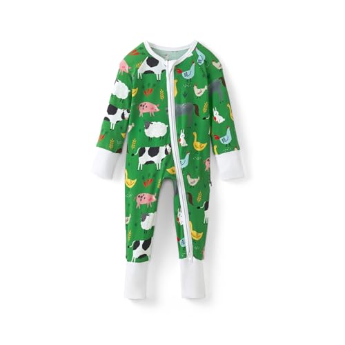 Image of Little Sleepies Pajamas for Baby Boys & Girls, Viscose from Bamboo Baby Pajamas, Preemie & Newborn Sleepers, 2-Way Zipper PJs