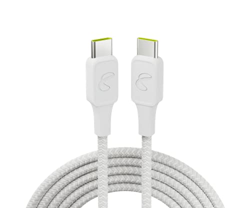 Image of InfinityLab InstantConnect USB-C to USB-C - 100W PD Ultra-Fast Charging Cable for USB-C Devices - White, 5 feet (ILINCCTCWHTAM)