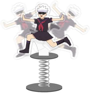 Amazon 呪術廻戦 アクリルスタンド 五条悟 魔法先生 スイング バネスタンド 揺れるスタンド 台座 アクリルフィギュア 可愛い コスチューム道具 ２種類 アニメ周辺 ギフト 五条悟 フィギュア ドール 通販