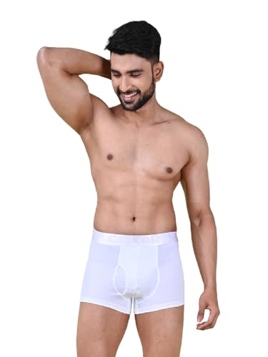 Image of Rupa Colors Pep Collection Trunk for Men, Cotton Blend, Anti Ride-Up, Snug Fit, Pack of 1