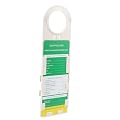 SOESFOUFU 1 Set Construction Sites Tags Listing Scaffold Status tag Suite Warning Sign Cutting Scaffold tag Plastic Attention Scaffold Safety Tags Bracket cue Card Label Scaffold