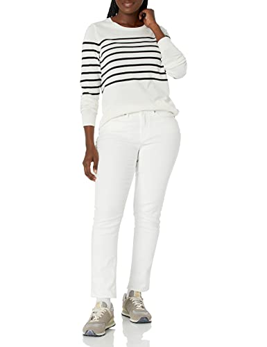 Image of Amazon Essentials Women's Long-Sleeve Lightweight Crewneck Sweater, Flattering (Available in Plus Size)