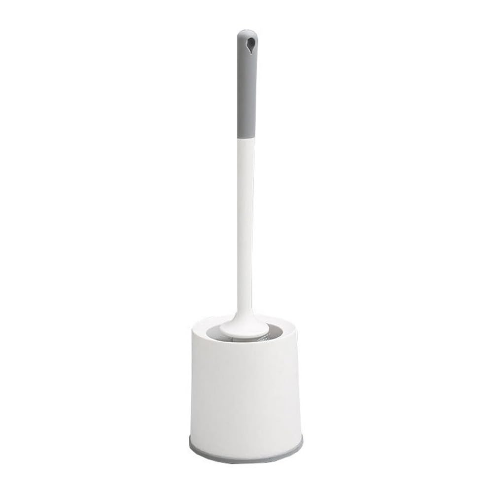 Zyyanshop One Color Toilet Brush Toilet Brush Set Cleaning Household Soft Bristle Bathroom