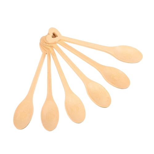 Cabilock 6pcs Heart Shaped Decorative Kitchen Utensils for Mixing Serving and Scooping Condiments Safe for All Ages Lightweight and Versatile