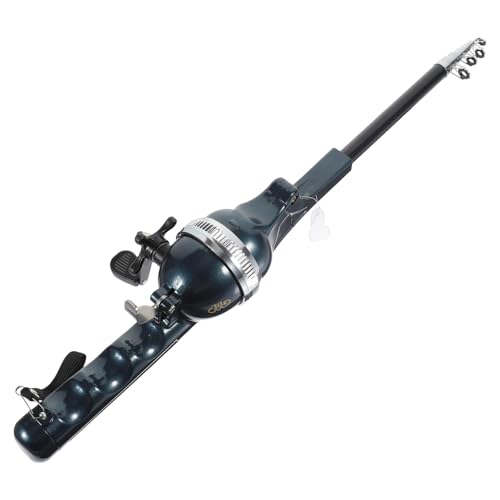 Canne à télescopique avec moulinet kit de pêche portable mer lac