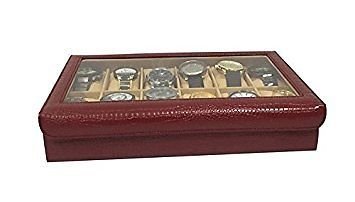 Valley PU Leather & Wooden Jewelry/Watch box 12 slot (B06XZ48JSG) Amazon Price History, Amazon Price Tracker
