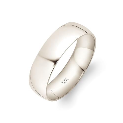Image of Oxford Ivy Wedding Band 14K /10K Solid Gold 6mm Comfort Fit Ring Men Women