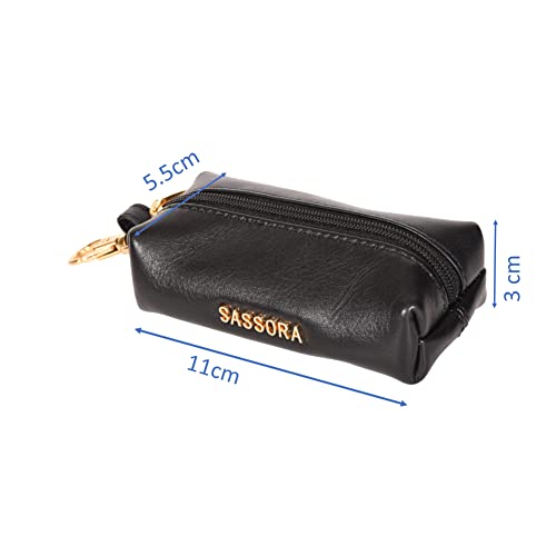 Image of Sassora Premium Leather Key Pouch For Car & Other Keys