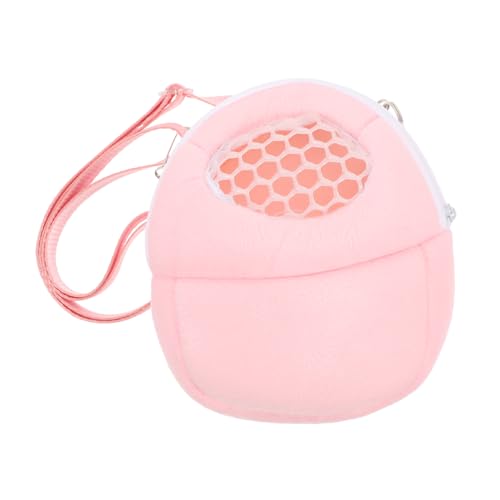 Happyyami Breathable Mesh Small Animal Carrier Bag Hamster Rabbit Travel Carrier Comfortable Portable Design