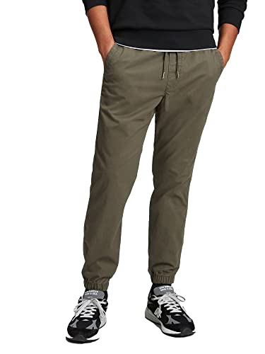 GAP Mens Essential Jogger Sweatpants, Black Moss, XX-Large US