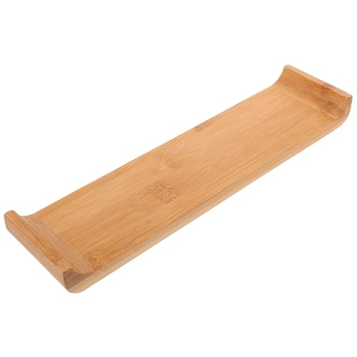 Tabla para sushi de bambú estilo japonés rústico miniatura 1