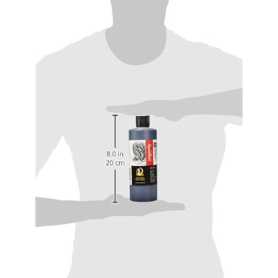 Speedball - 3378 Super Black India Ink, 1 Pint - 404696