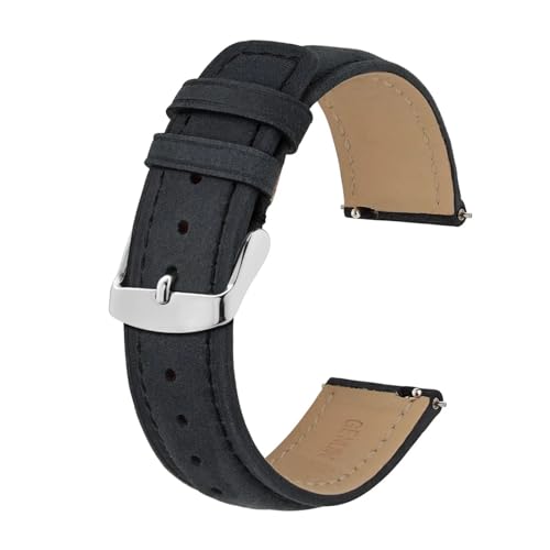 Correa de reloj de cuero FYYFeng de liberación rápida desde 14mm hasta 24mm