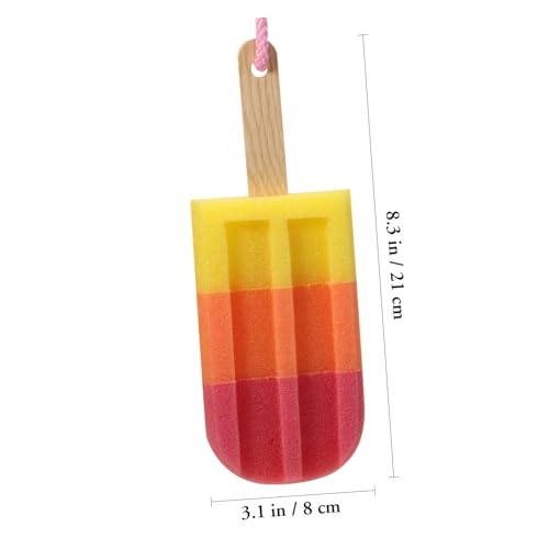 Esponjas para baño de helado para limpiar la espalda y ducha exfoliante 7