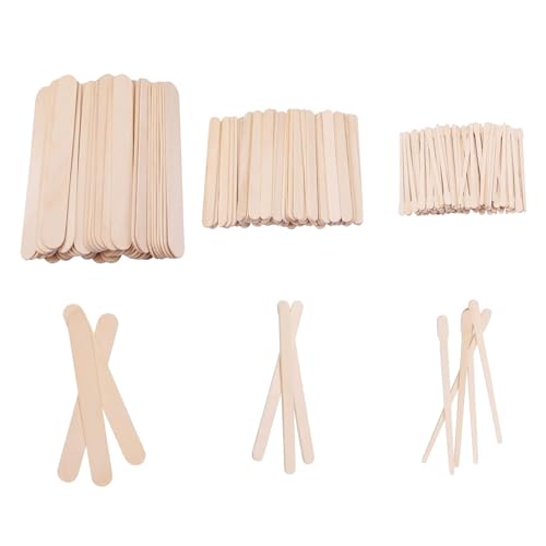 Cerioll Spatules À Cires,Spatules Épilation En Bois,Bâtons De Cire En Bois,200pcs Spatule Bois Cire,Spatule Bois Epilation Bâtons,Spatule Cire Epilation...