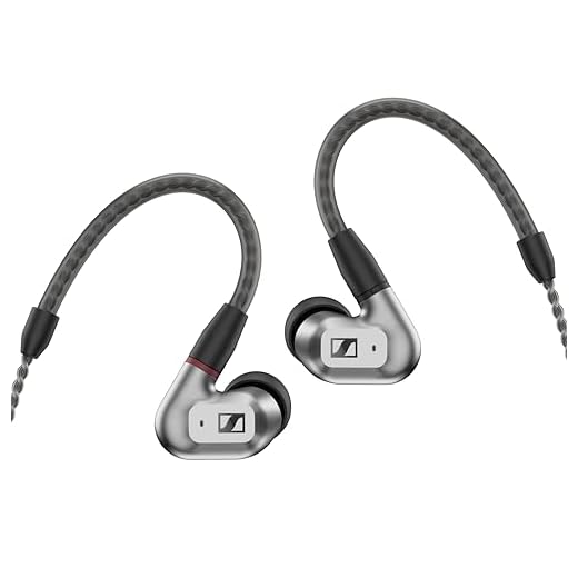 Sennheiser IE 200 Auriculares estéreo audiófilos con Cable : Auriculares intraurales con Cable con Sonido nítido Superior de Alta fidelidad, Voz Realista y Graves impactantes - Plata