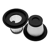 HAWILLOSCH 2 Stück Kompakte Auto Staubsauger Filterpatronen Langlebiger Ersatzfilter Kompatibel mit...