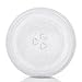 BALLSHOP 24,5cm Mikrowellenteller Drehteller Mikrowelle Teller Universalteller Glasdrehteller Mikrowellenplatte Allgemeiner Flacher Glasdrehteller Mikrowellendrehteller