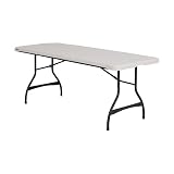 Lifetime 6-Foot Nesting Folding Table, Commercial, Almond