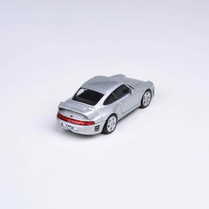Modelo de Auto CTR2 Plata Metalizado 1/64 miniatura 2