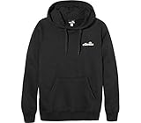 Capucha ajustable Ellesse Elce Oh Hoodie Sudadera, Hombre, Black, XS