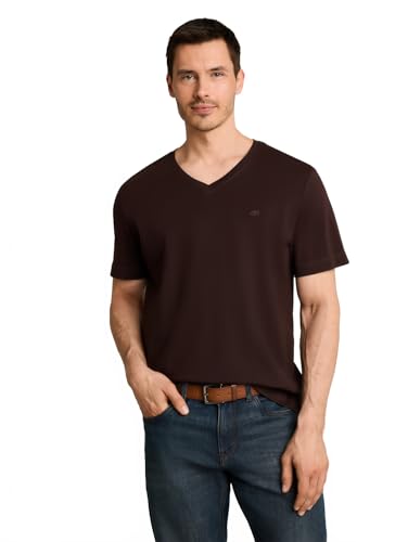TOM TAILOR Herren Basic T-Shirt mit V-Ausschnitt – Ansicht 1