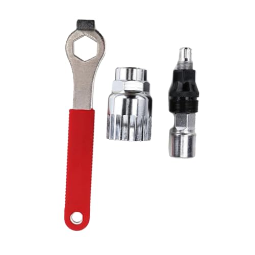 Outanaya 1set Portable Crank Puller Bike Tool Multi-function Wrench for Premium Construction Easy to Use Fits Splined Bottom