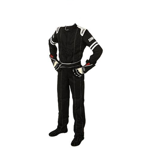 Simpson Racing LY22371 Legend II (SFI-1) Racing Suit - Youth Large - Black/Black
