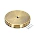 sourcing map Retro Licht Baldachin Satz Wandleuchte Deckenplatte Halterung 120mm 4,7 Zoll Gold Bronze