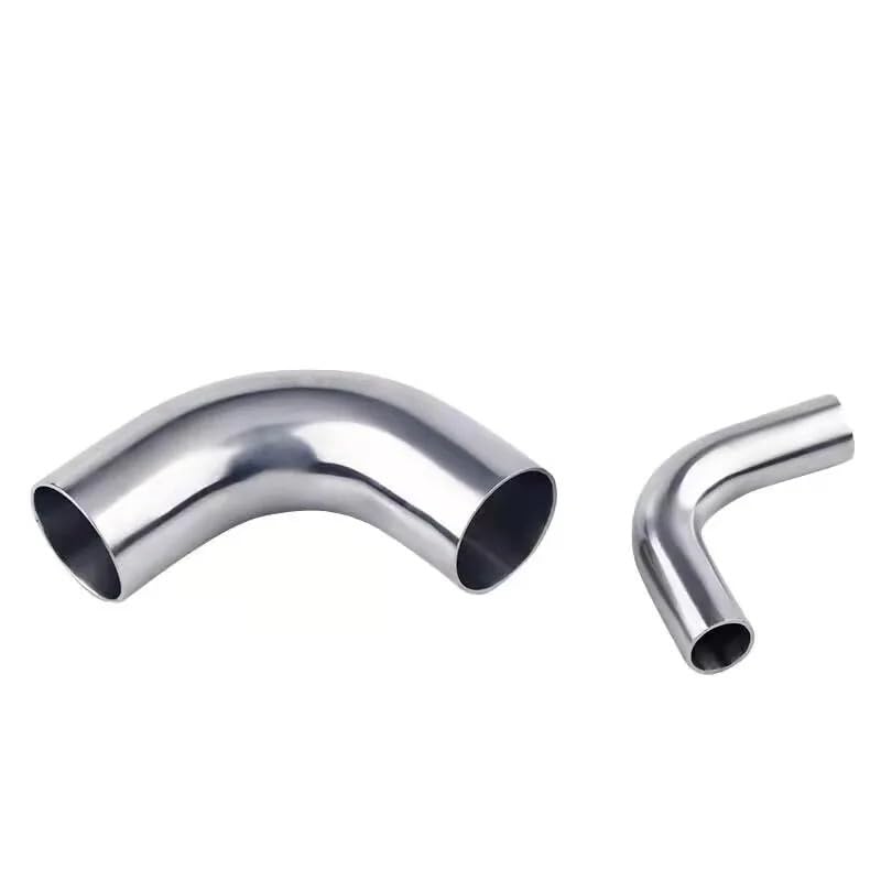 Codo de acero inoxidable 304 con curvatura limpia de 90 grados 3