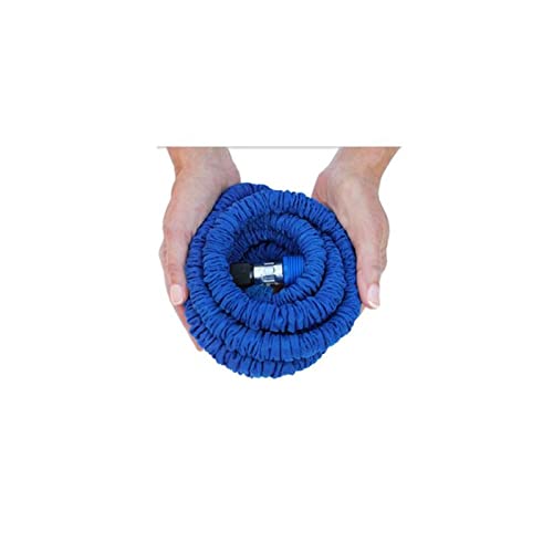 X-Hose Tuyau Arrosage Rétractable Étirable 8M Maison - Extensible 7.5M 25FT Se Rétracte Tout Seul - Bleu - Polyéthylène haute densité (PE-HD) - 1 Unity