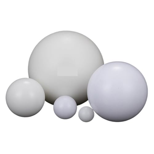 ソリッドPOMプラスチックボール直径2/3/4/4.5/5/6/6.35/6.95/7/8/9/10~50.8mmベアリングローリングビーズポリオキシメチレンホワイト(28mm(1個))
