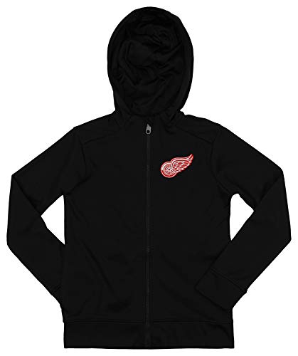 Outerstuff NHL RED-WINGS Boys 8-20 PERFORMANCE FULL ZIP HOODY 20-XL