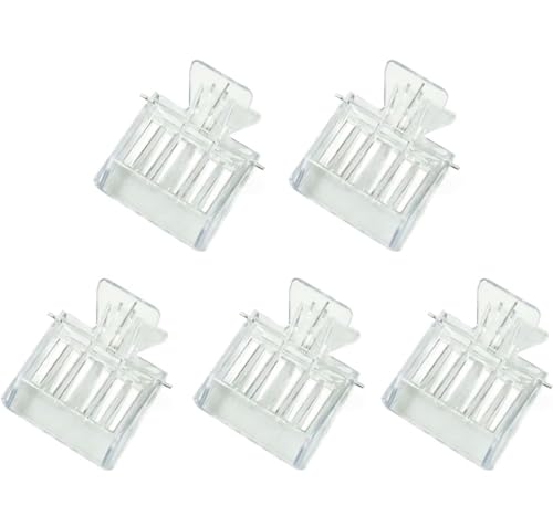 Generic Queen Bee Cage Catcher Clips, Plastic Queen Catching Catcher, Queen Bee Catcher, Queen Bee Cage Bee, Store The Queen Bees, Transparent. 5 Pack