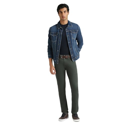 Image of Pepe Jeans Men's Straight Fit Jeans | Mid Rise | Chinox | Jeans for Man