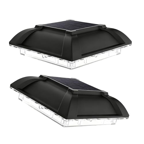 Lampe colonne solaire automatique pour illuminer vos piliers de terrasse