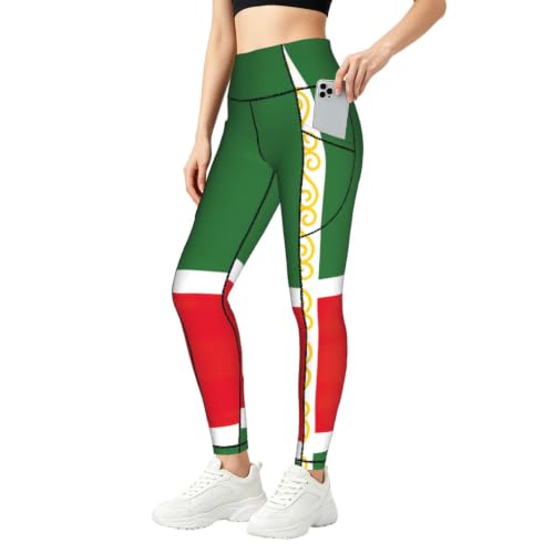 Leggings de Chechenia para mujer conjunto de entrenamiento fitness yoga