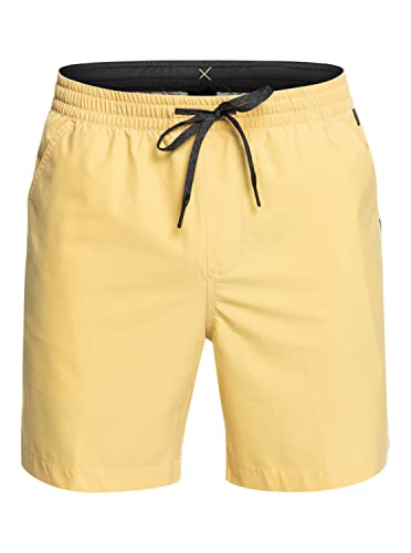 Pantalones Cortos Hombre Quiksilver Taxer Amphibian 18 en Color Negro de Estilo Casual