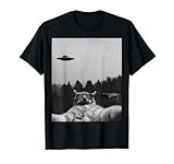 Photo Gallery alien ufo funny cat, galaxy cat tee, t-shirt con grafica a forma di gatto vintage maglietta Photo Gallery alien ufo funny cat, galaxy cat tee, t-shirt con grafica a forma di gatto vintage maglietta