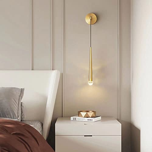 Aplique de pared de cobre negro Times para iluminar salones elegantes 5