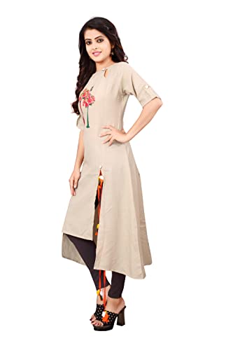 Image of Leriya Fashion Women's Cotton Anarkali Kurta