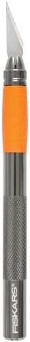 Fiskars Detail Craft Knife, Cool Gifts for Brother, Included with Protective Cover, 8″, Exacto Knife for Crafting, Orange Fiskars Detail Craft Knife, Cool Gifts for Brother, Included with Protective Cover, 8″, Exacto Knife for Crafting, Orange
