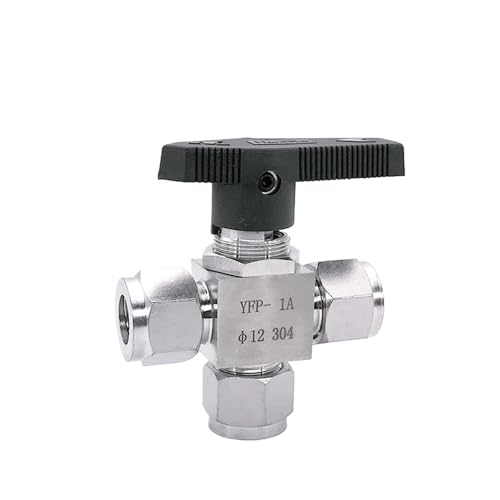 Vanne à boisseau sphérique en inox 304 pour tube compression 16mm - 4