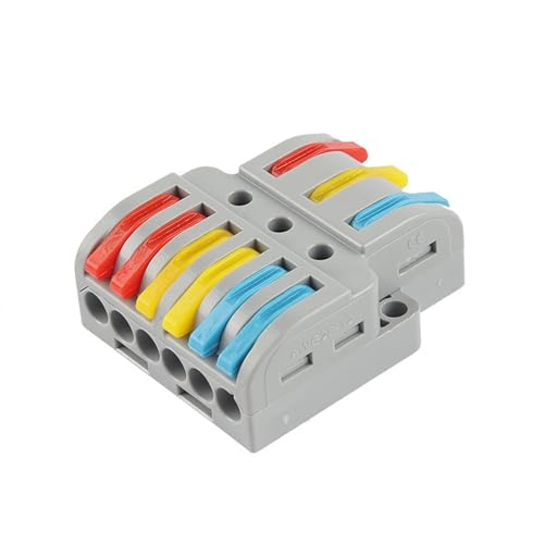 Bloque de terminales rápido NC-633 y divisor de cables de tres entradas 6