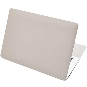Mibbxea 15.4-15.6 Inch Laptop Skin Sticker, Customisable, Universal for 12.1 13 13.3 14 Inch Computers and Netbooks, Reusable Notebook Art Protector (066 Cream White)