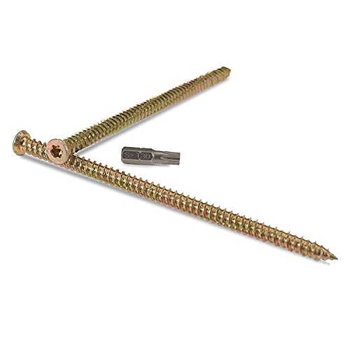 SSL Satellites 1-Pack 7.5x100mm Concrete Frame Fixing Screw/Anchor- Perfect for Windows, Doors, and Screws for Satellite Installation