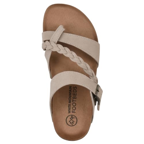 Image of White Mountain Women's Hazy Braided Footbed Sandal